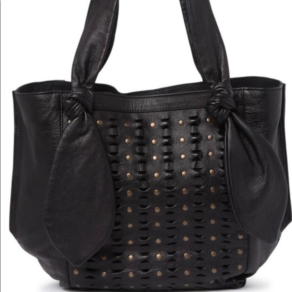 NWT FRYE Jade Studded Leather Tote Bag